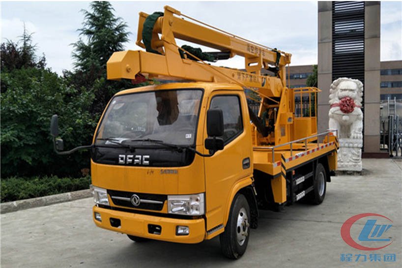 程力東風(fēng)12米藍牌高空作業(yè)車高清圖