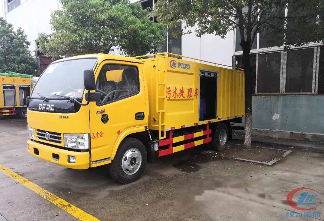藍(lán)牌污水處理車(chē)吸污凈化車(chē)